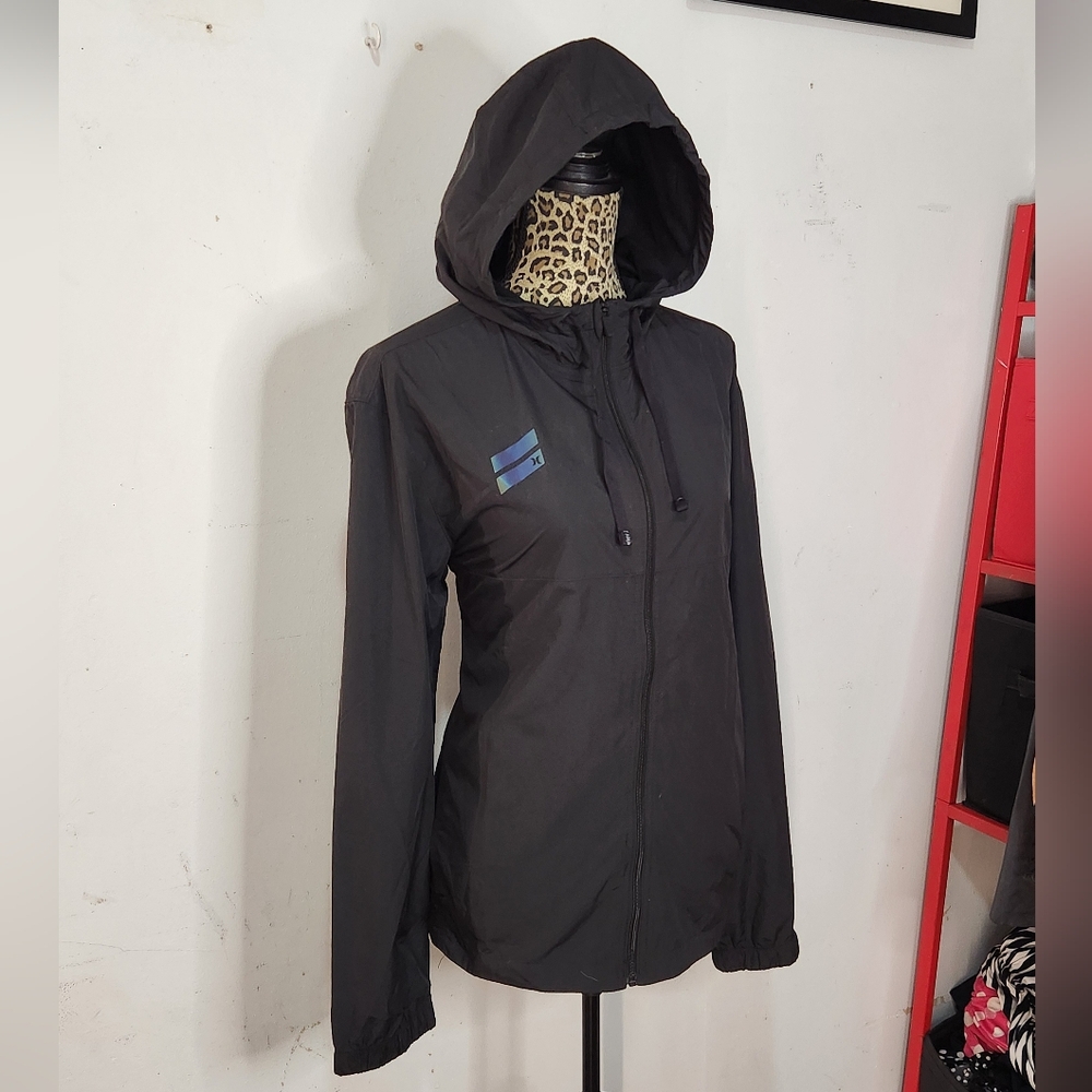HURLEY black lightweight zip up hoodie (M)